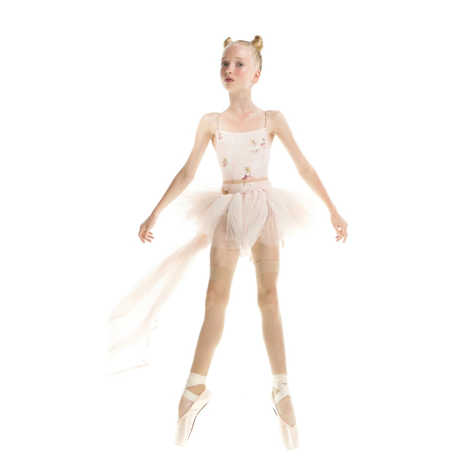 Girls Pale Pink Ballet TuTu Skirt(J231TU30PN/baby blush)