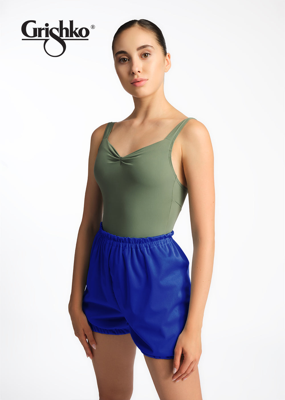Girls Navy Ballet Warm-up Shorts