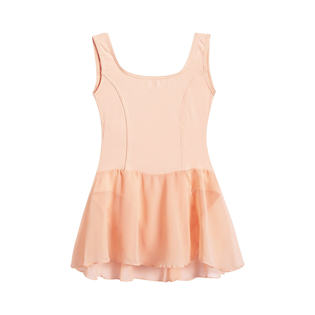 Girls Peach Ballet Onesies