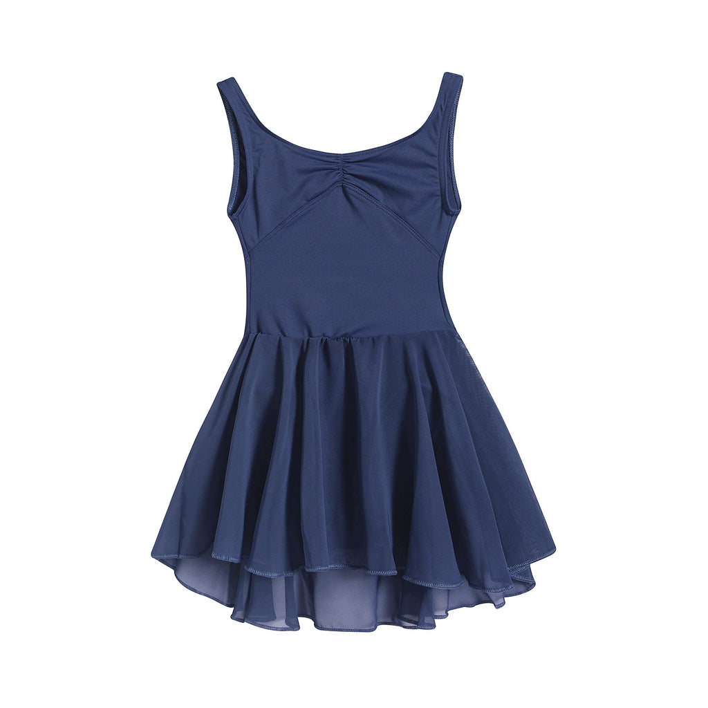 Girls Navy Ballet Onesies