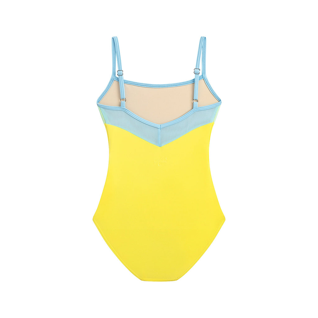 Women Yellow Ballet Onesies(DA2050MP/Etabeta/Cristallo Mesh)