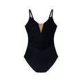 Girls Black Velvet Ballet Onesies(DAD4049MP/black)