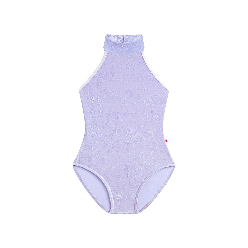 Girls Purple"Sarah/CV-Angelic/CV-Silver"Velvet Ballet Onesies