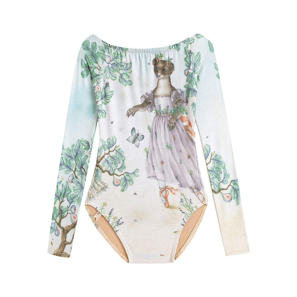 Girls Multicolor Ballet Onesies
