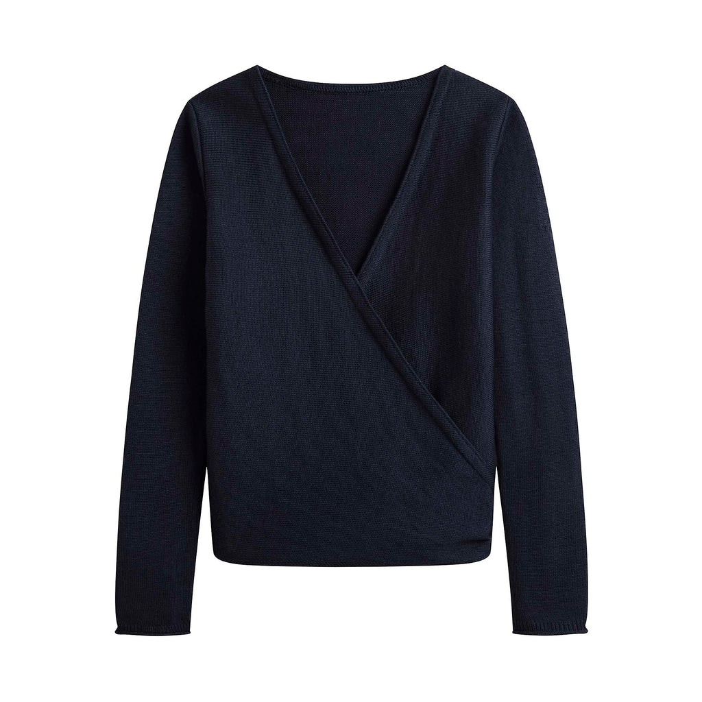 Girls Dark Blue Ballet Top(DE670/116)