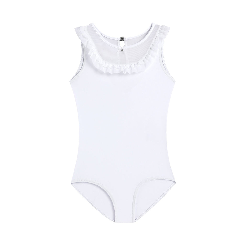 Girls White Ballet Onesies