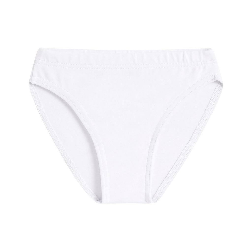 Girls White Ballet Panties