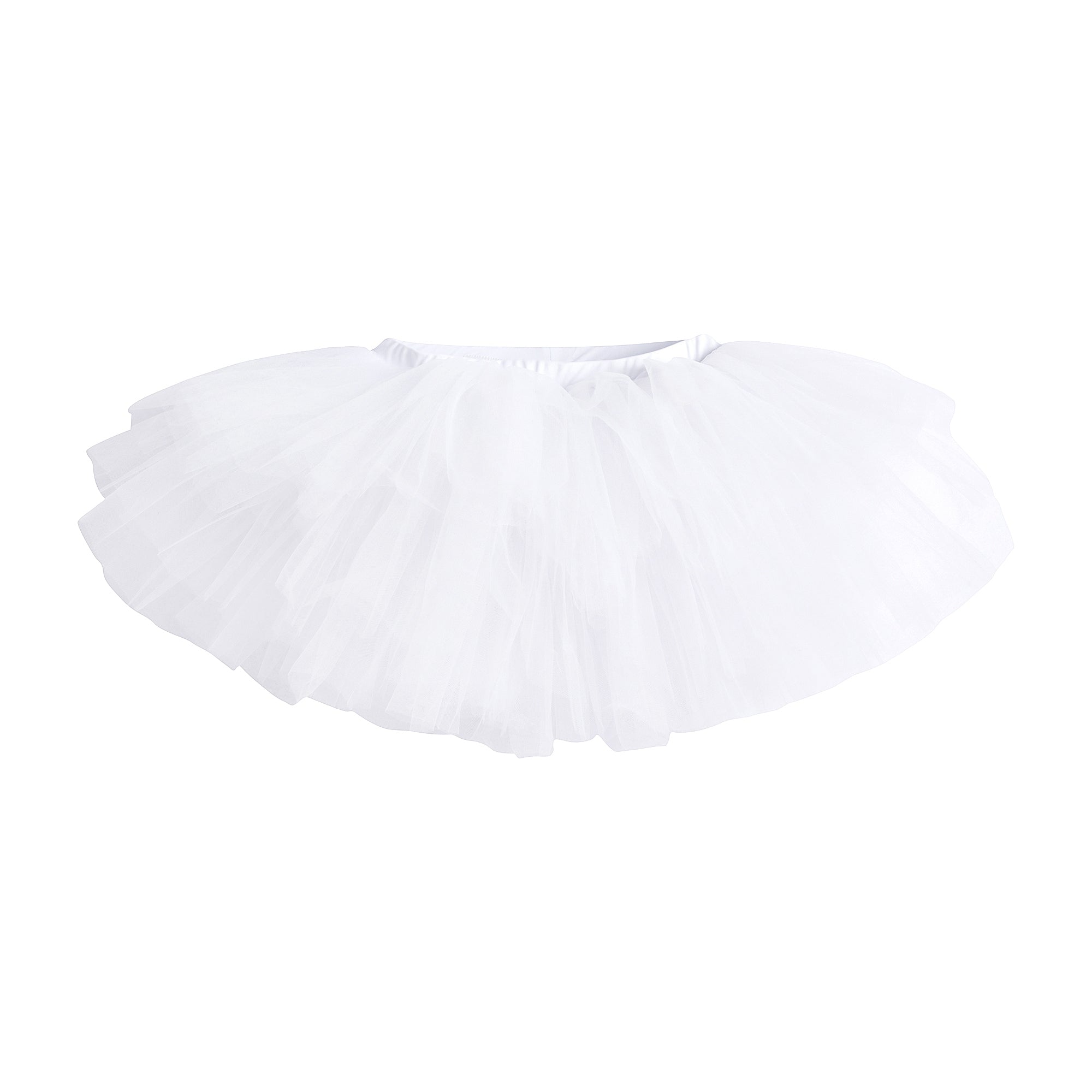 Girls White Ballet Skirt