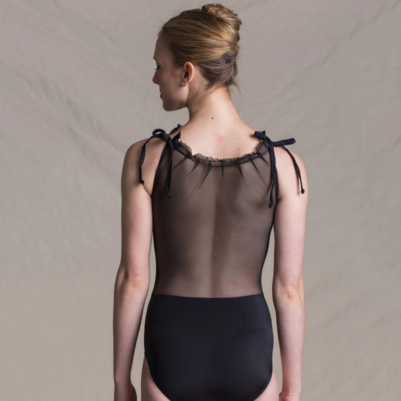 Women Black Ballet Onesies(1406/Black)