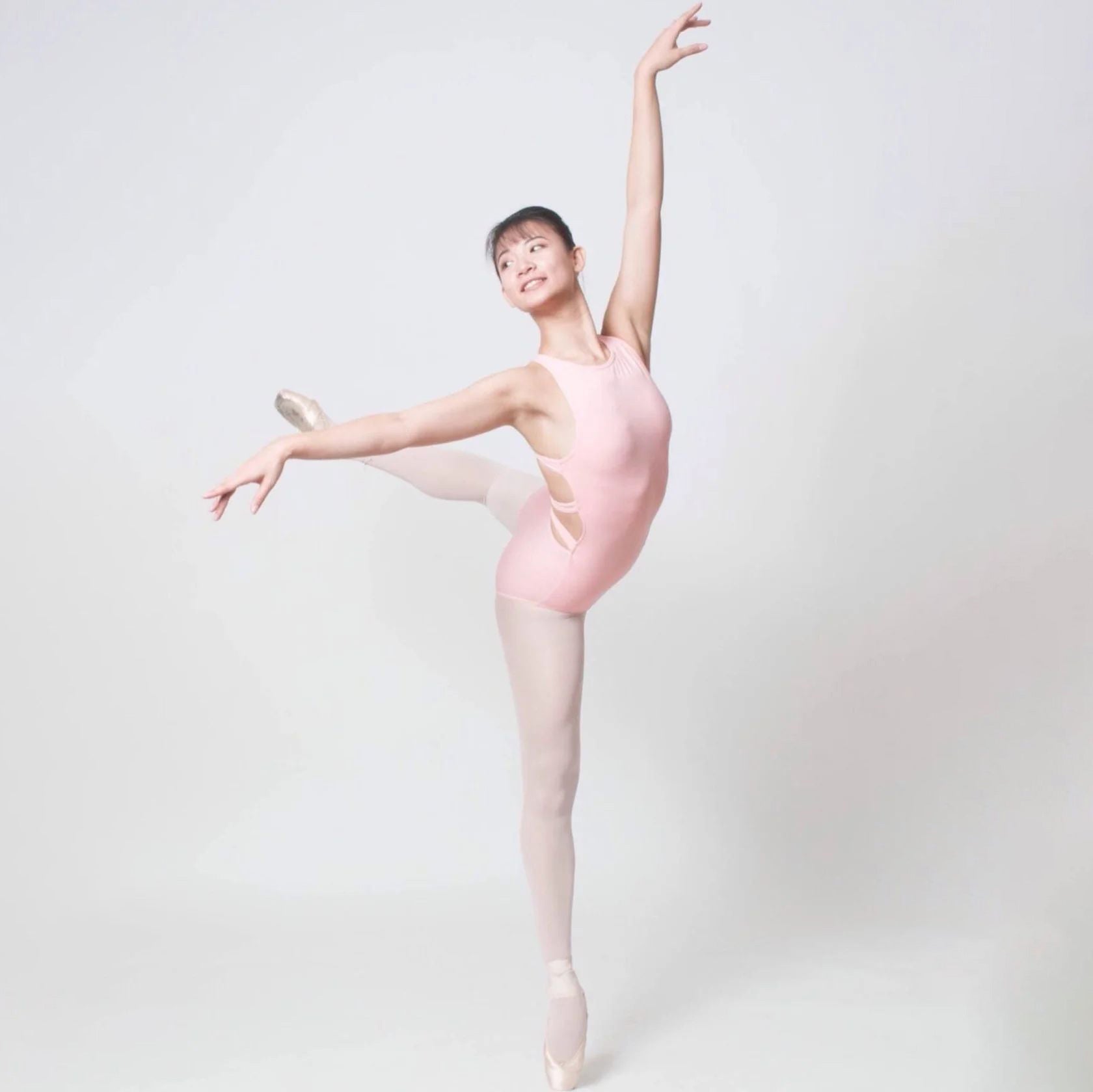 Women Pink Ballet Onesies(S1515/Pink)