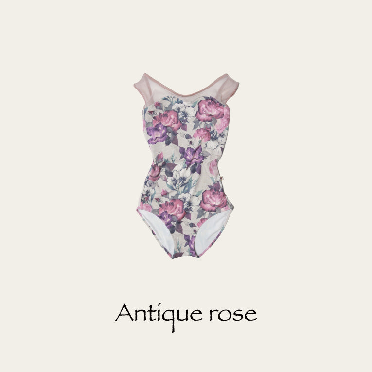 Girls Pink"Antique rose/Plie/Moss pink"Ballet Onesies
