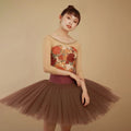 Women Beige"Peony cats/Plie sleeve/Nudie Beige"Ballet Onesies