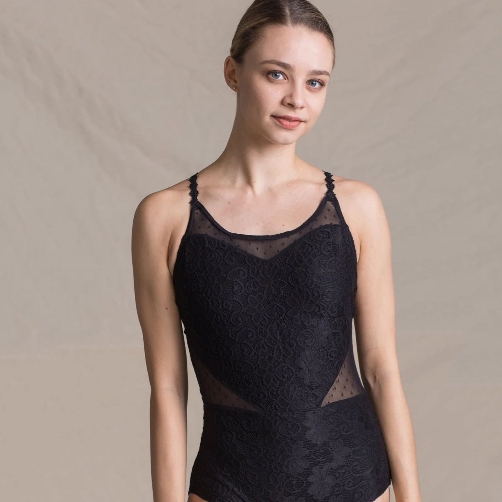 Girls Black Ballet Onesies(1724/Black)