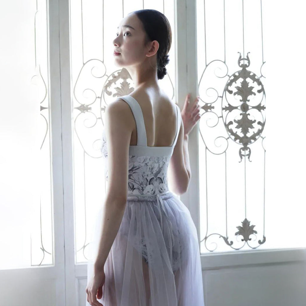 Women White"PeoMeow-White dreaming"Ballet Onesies(184879219/Pique/White)