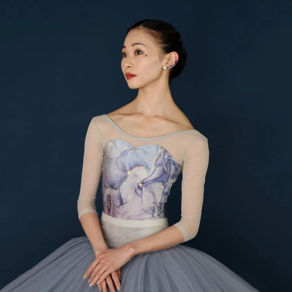 Women Grey Ballet Onesies(186126828/Plie sleeve7/Gray)