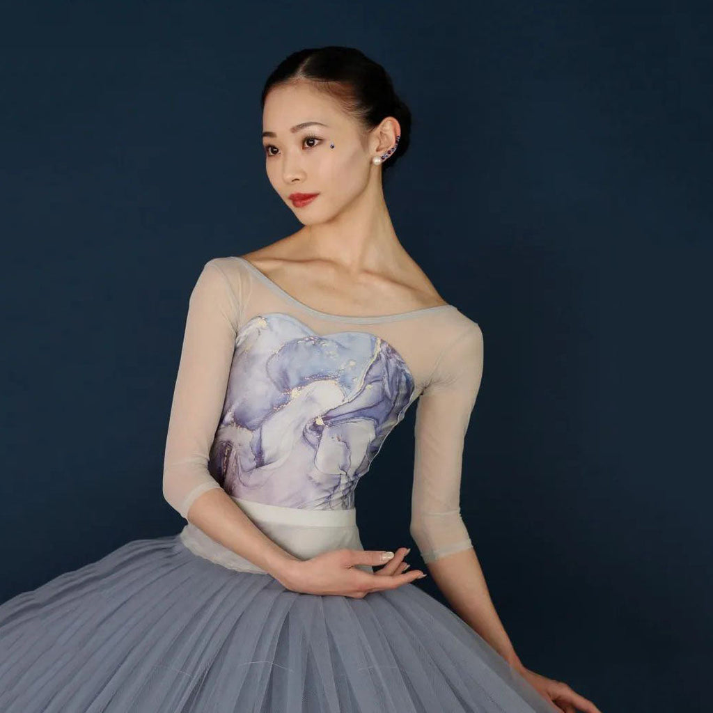 Women Grey Ballet Onesies(186126828/Plie sleeve7/Gray)