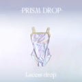 Girls Multicolor "Lucent drop-Prism drop" Ballet Onesies(187425322HL/Pique/White)