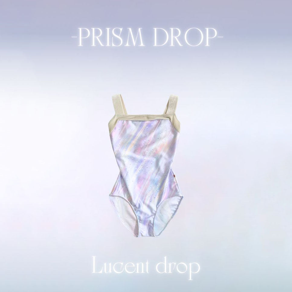 Girls Multicolor "Lucent drop-Prism drop" Ballet Onesies(187425322HL/Pique/White)