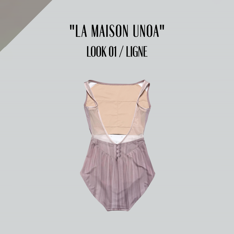 Girls Dusty Pink Ballet Onesies(192664634/Degag/La Maison unoa -Look 01/Ligne)