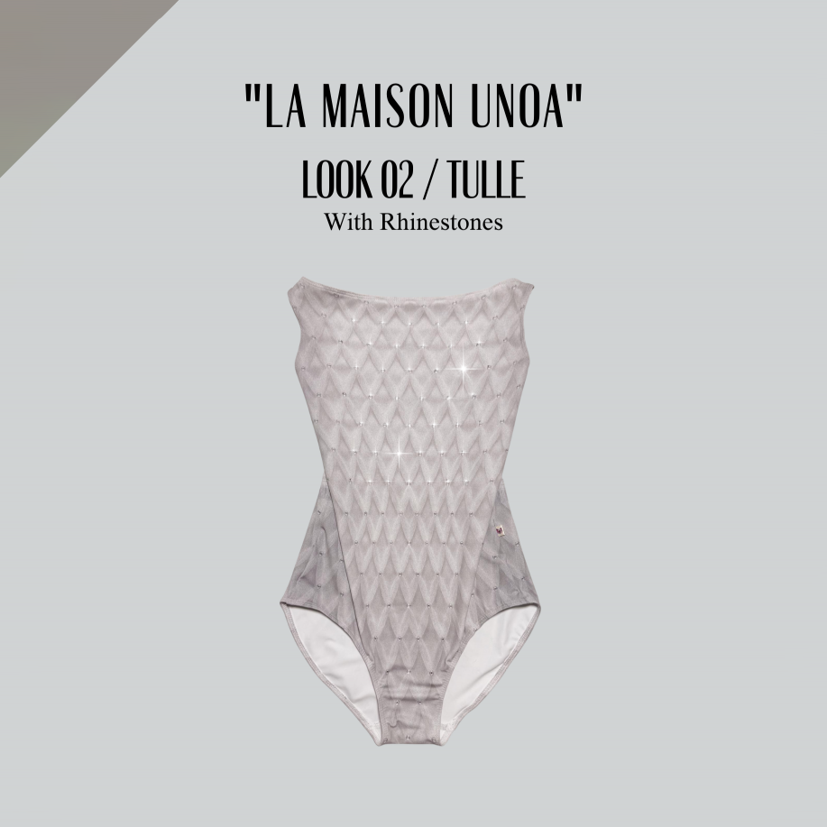 Girls White Ballet Onesies(192664639/Degage/La Maison unoa-Look 02/Tulle)