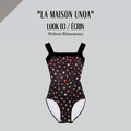 Girls Black Ballet Onesies(192664761/Pique/Black × La Maison unoa-Look 03/Ecrin)