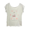 Girls White"abby-w19/Flora (White)"Ballet T-Shirt