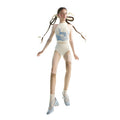 Women White'ALPINE FAUNA'Ballet Onesies(201LE20VL/daino)