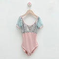Women Light Pink "ISIDE" Ballet Onesies(CD15014-C115/L57+TRD26)