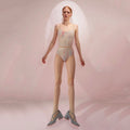 Girls Blue&Pink'JUNIOR SPRINKLE MERINGUE'Ballet Onesies(J242LE02VL/blue/blush)