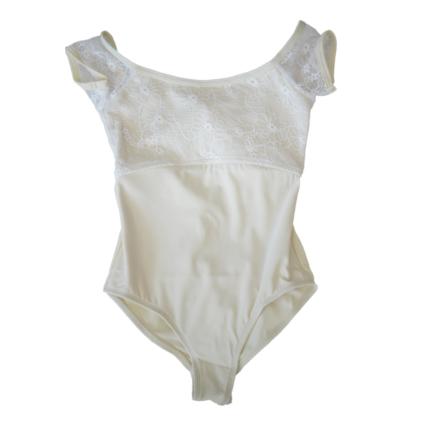 Girls Cream"AFRODITE"Ballet Onesies(KC17080-C22/L02+P02)