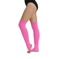 Girls Fluo Pink Ballet Warm Up Socks