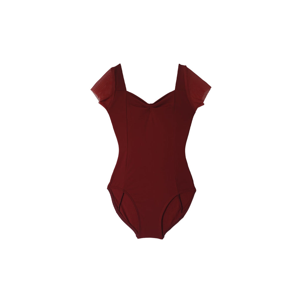Girls Wine Red Ballet Onesies