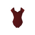 Girls Wine Red Ballet Onesies