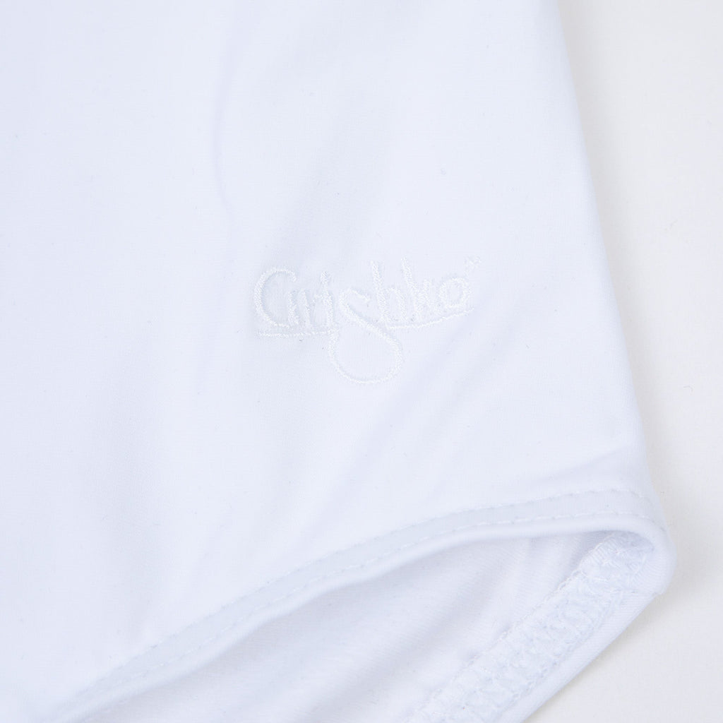 Girls White Ballet Onesies(DAD1930M/white)