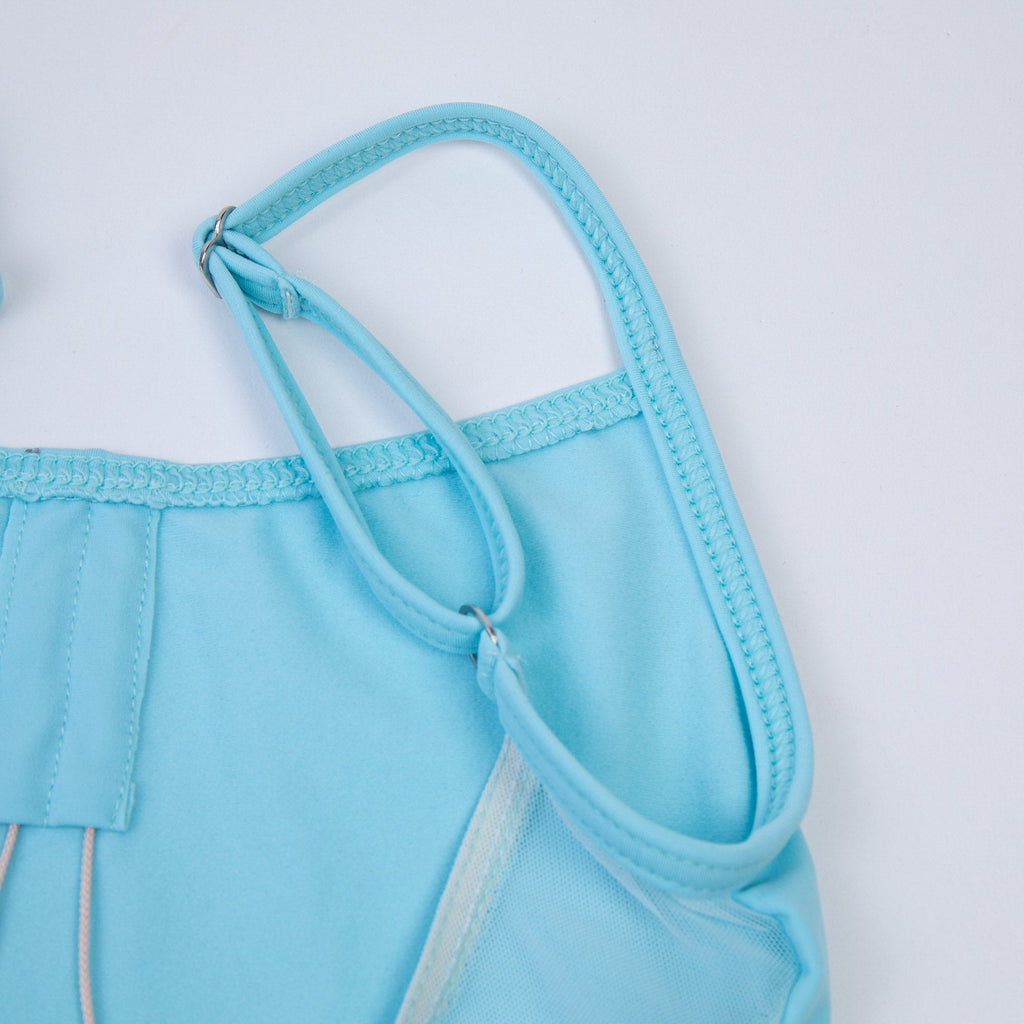 Girls Ice Blue Ballet Onesies