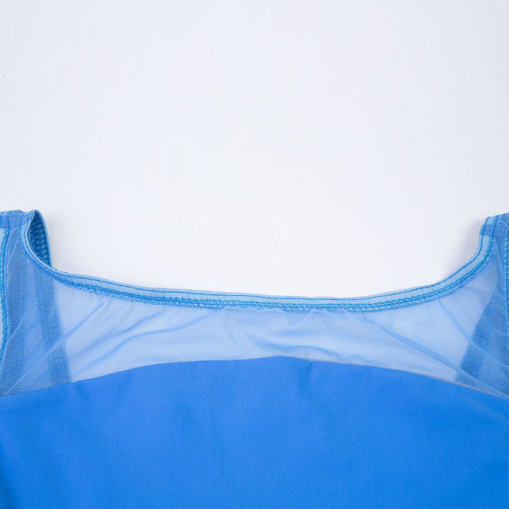 Girls Blue Ballet Onesies