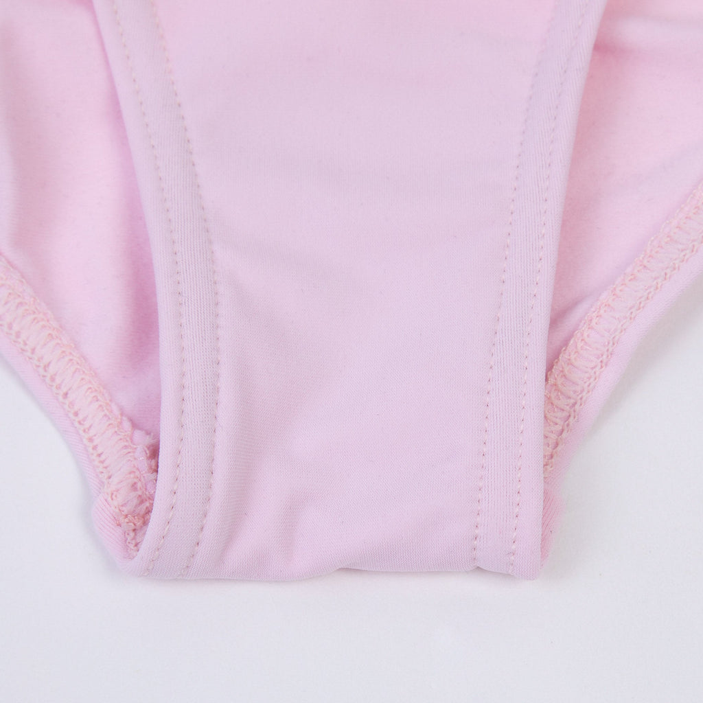 Girls Pink Ballet Onesies