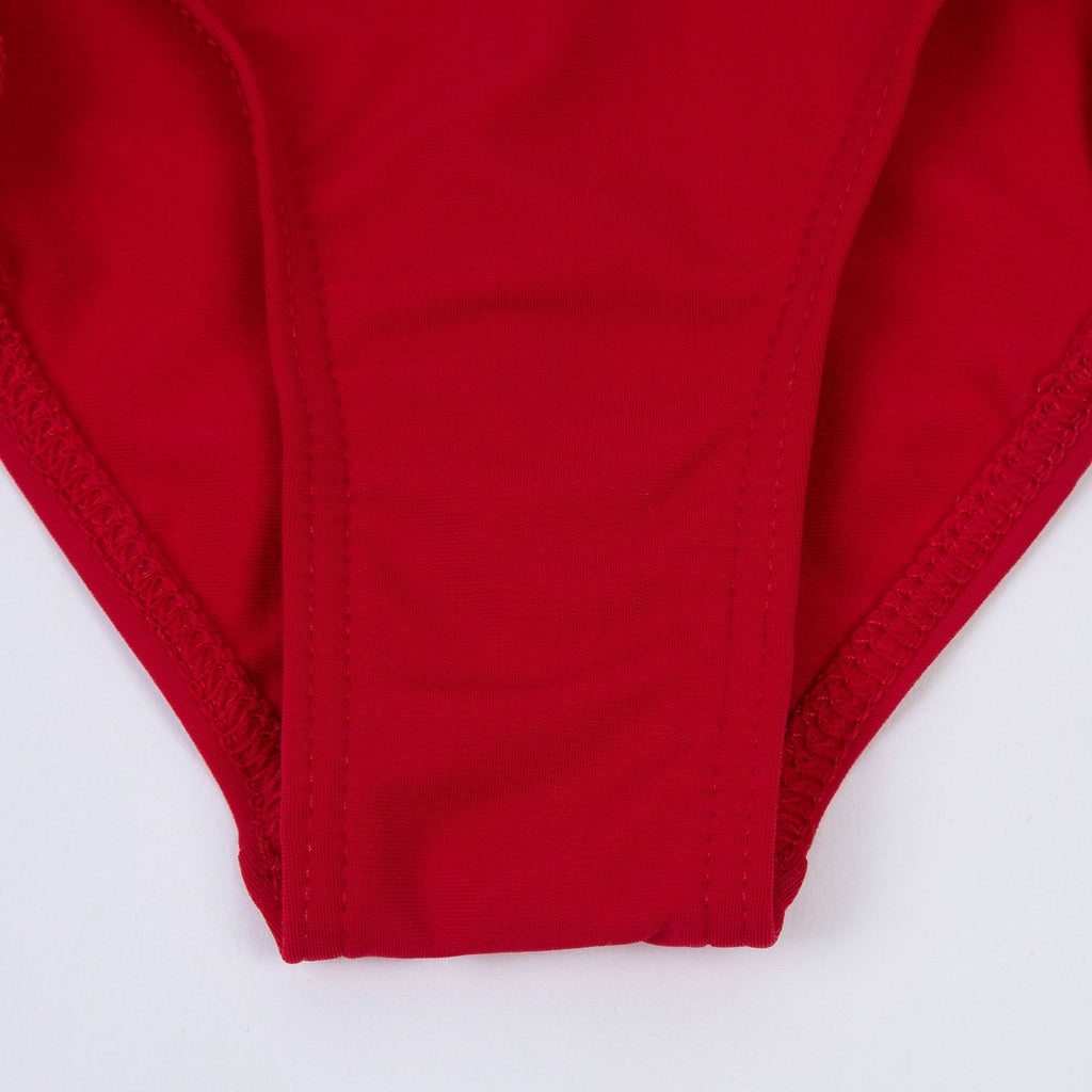 Girls Red Ballet Onesies