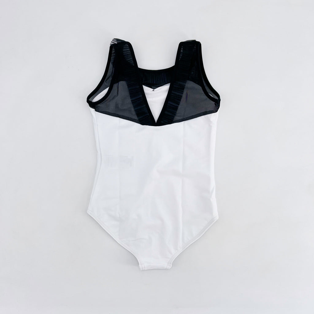 Girls White Ballet Onesies
