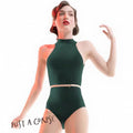 Girls Green "JUNIOR CHOKER " Ballet Onesies(J201LE20VL/green)