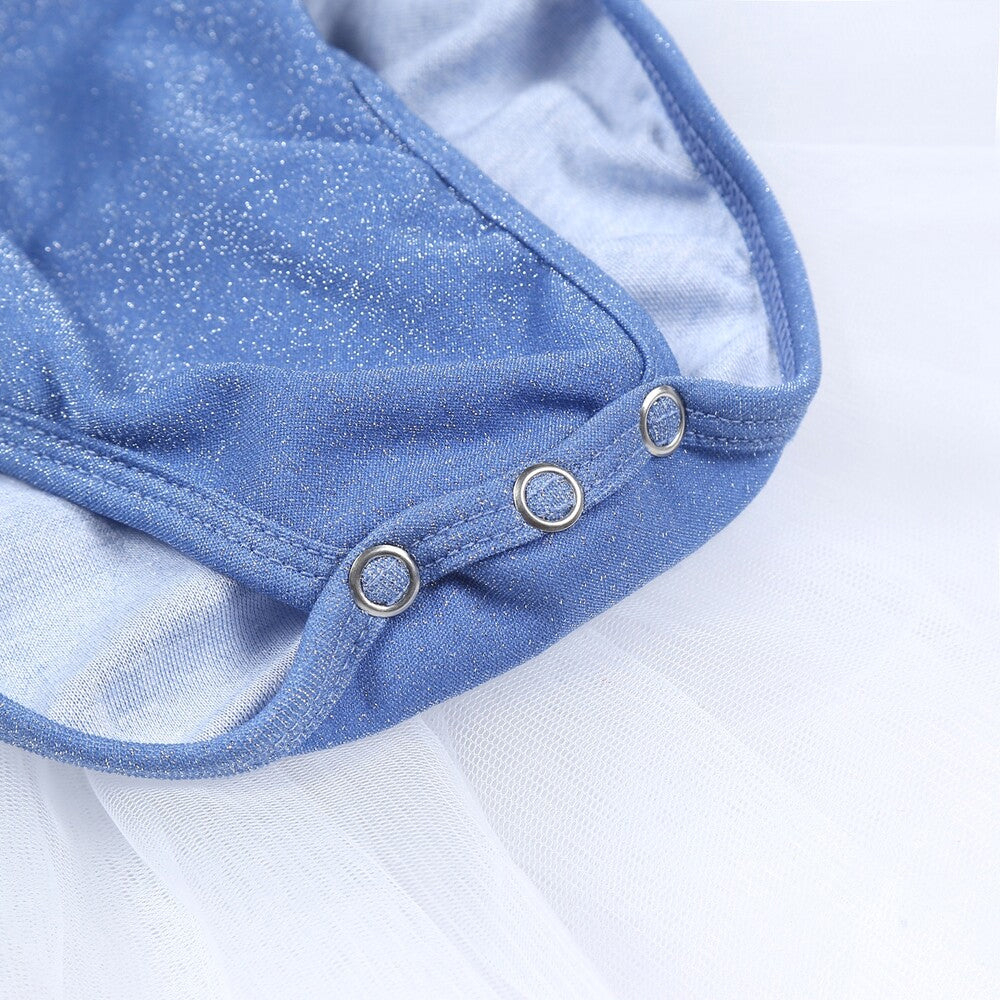 Girls Blue Ballet Onesies
