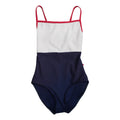 Girls White & Blue"Daniela Duo/N-White/N-Dark Blue/N-Scarlet"Ballet Onesies