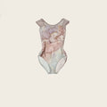 Girls Pink "Marble stone" Ballet Onesies(178995751/Plie/Moss pink)