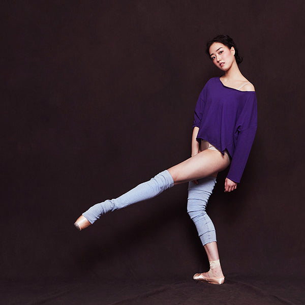 Girls Purple Ballet T-Shirt