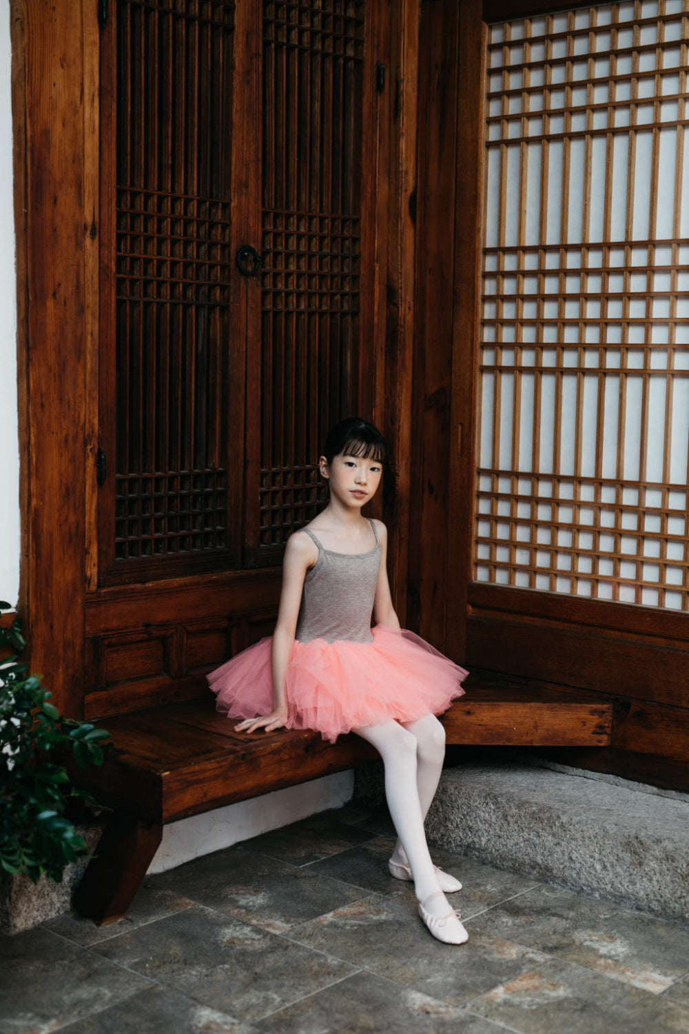 Girls Pink Ballet Onesies