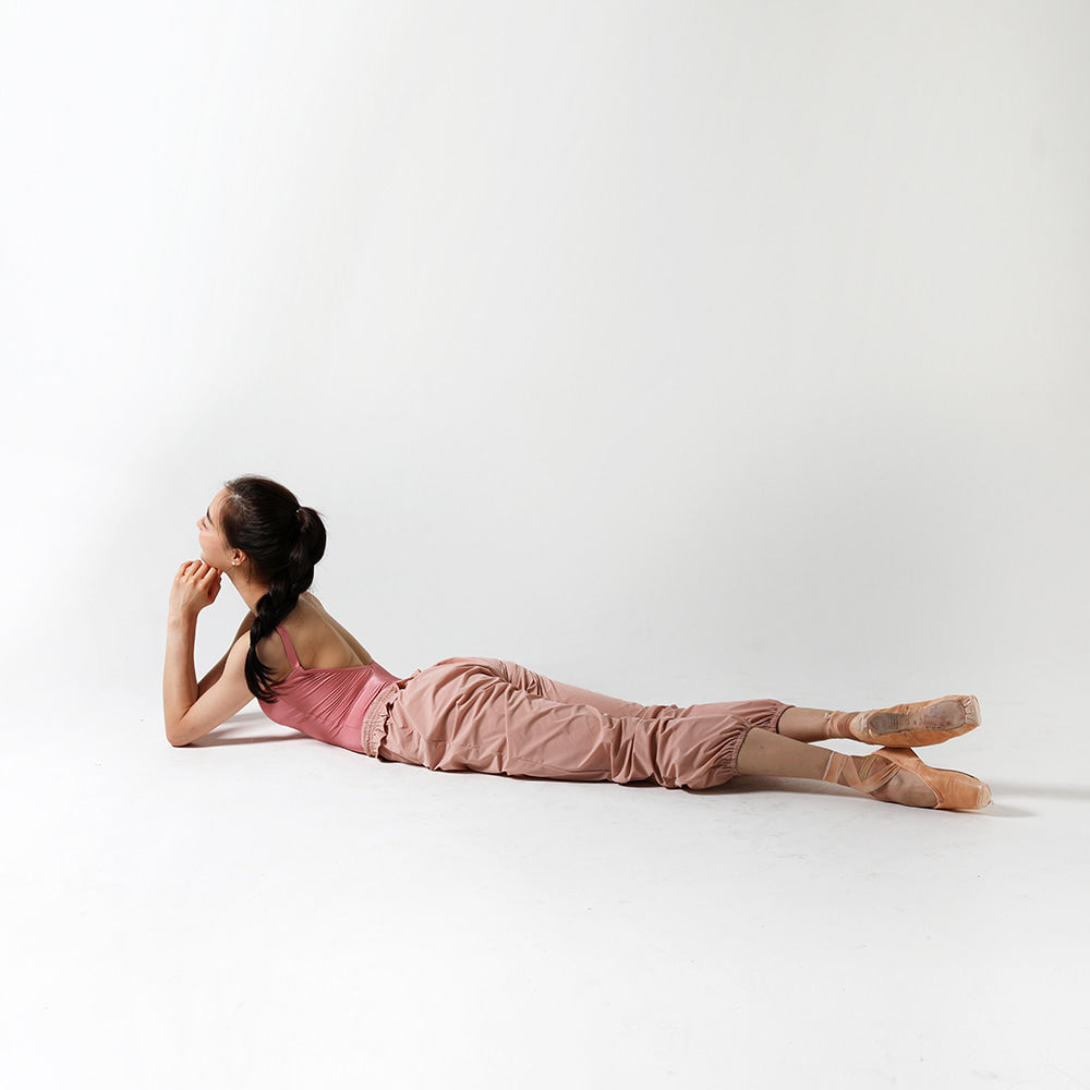 Girls Pink Ballet Warm Up Trousers