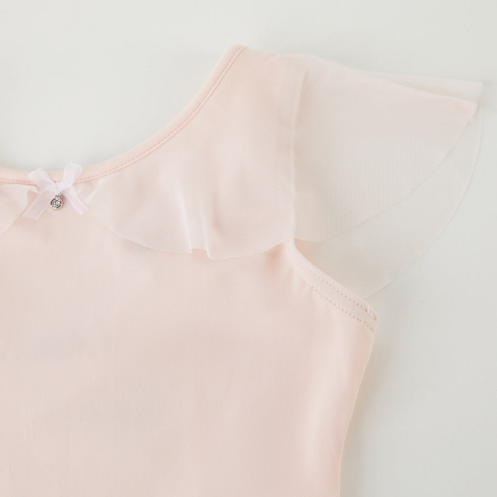 Girls Light Pink Ballet Onesies