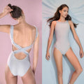 Women Baby Blue "ELEANOR" Ballet Onesies(182LE33VL/baby blue)