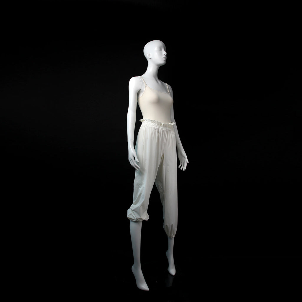 Girls White Ballet Warm Up Trousers