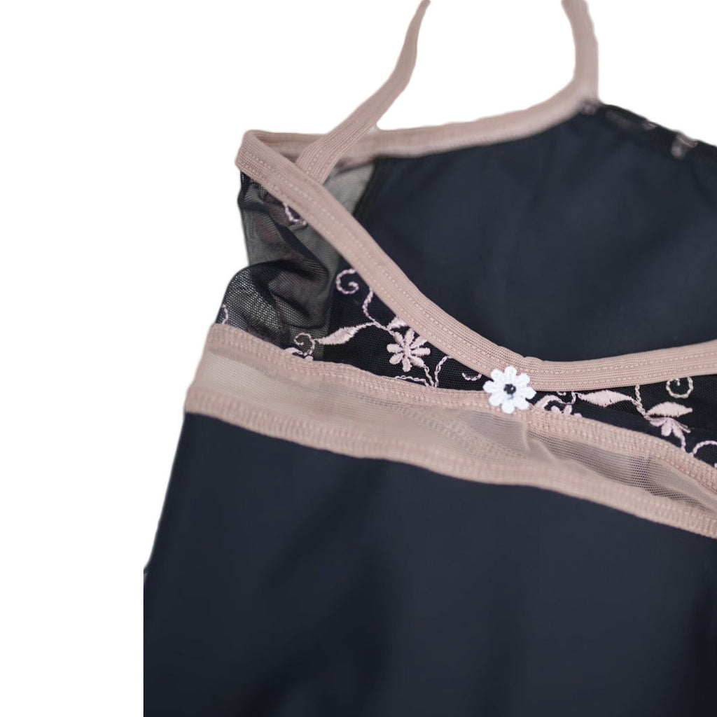 Girls Black"BRIGID"Ballet Onesies(KC17038-C34/L13R+TRD40+TP14)